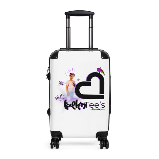 Cj's Stylish Suitcase for Trendy Travelers, Luggage for Adventurers, Travel Essential, Unique Travel Gift, Modern Carry-On